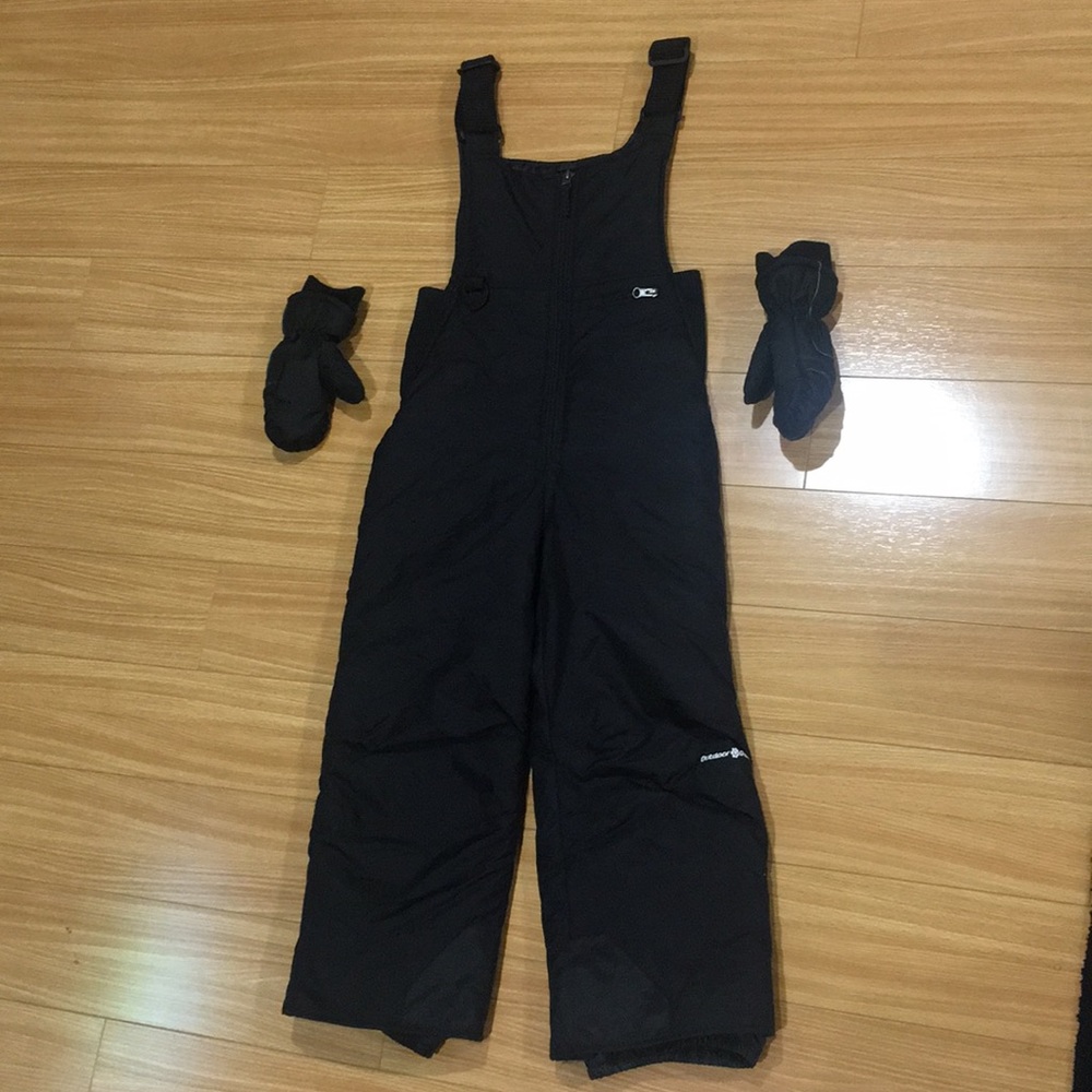 Winter Overalls and Mittens